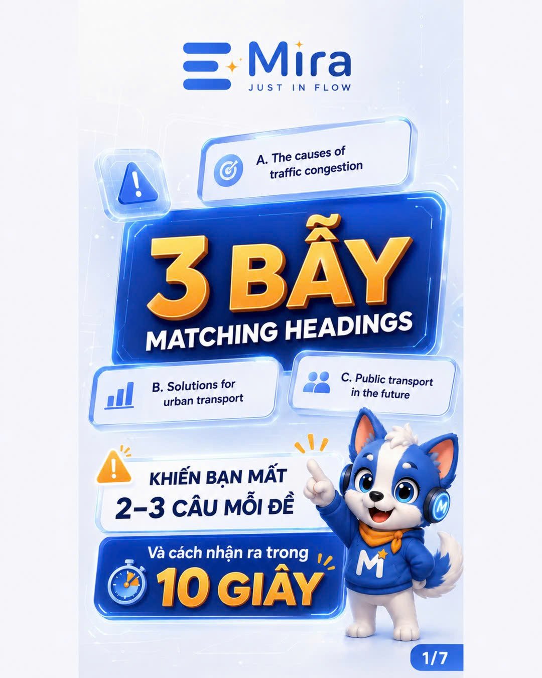 3 bẫy Matching Headings khiến bạn mất 2–3 câu mỗi đề — và cách nhận ra trong 10 giây