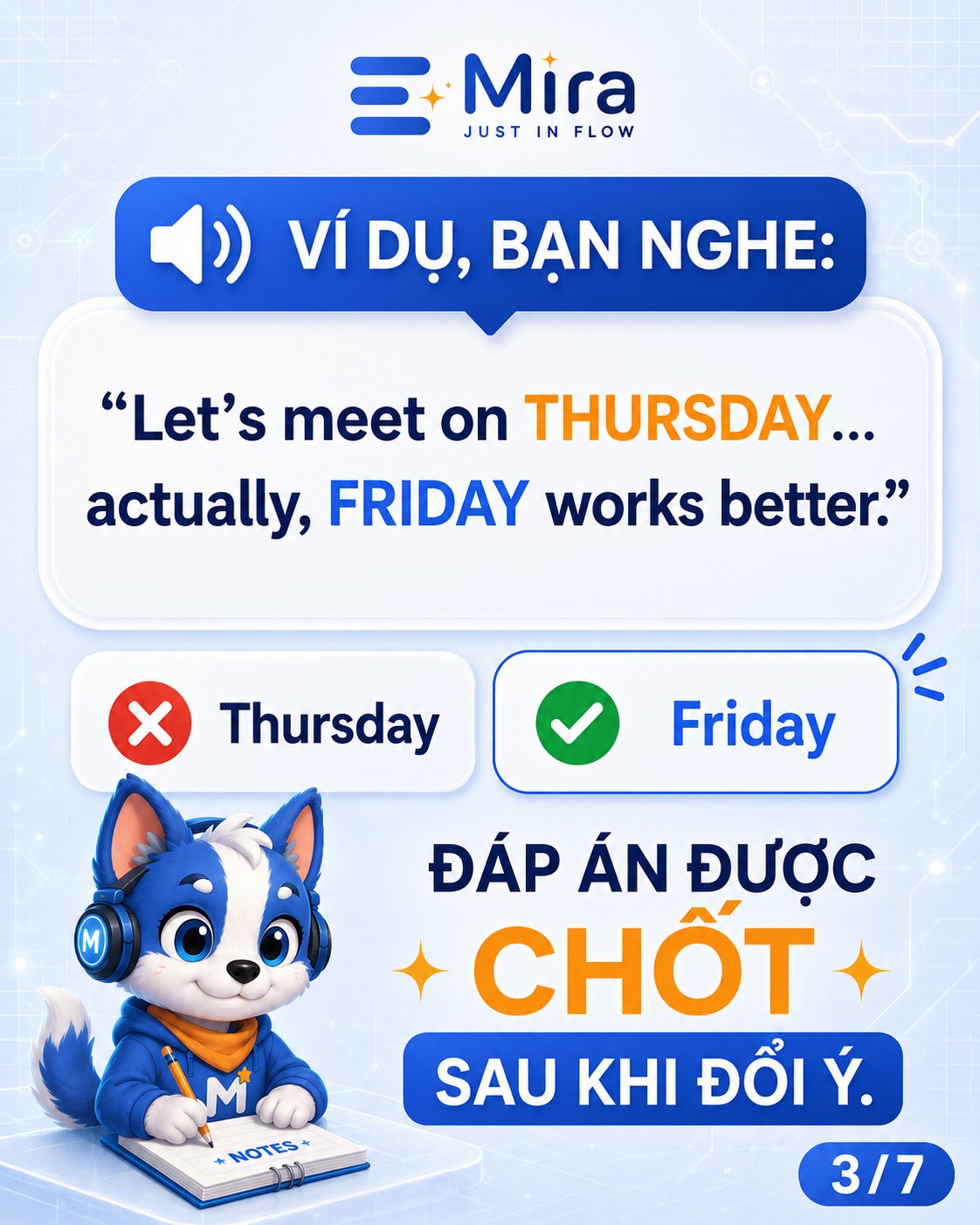 Nghe đúng vẫn sai: cái bẫy "đổi ý giữa chừng" của IELTS Listening — ảnh 3