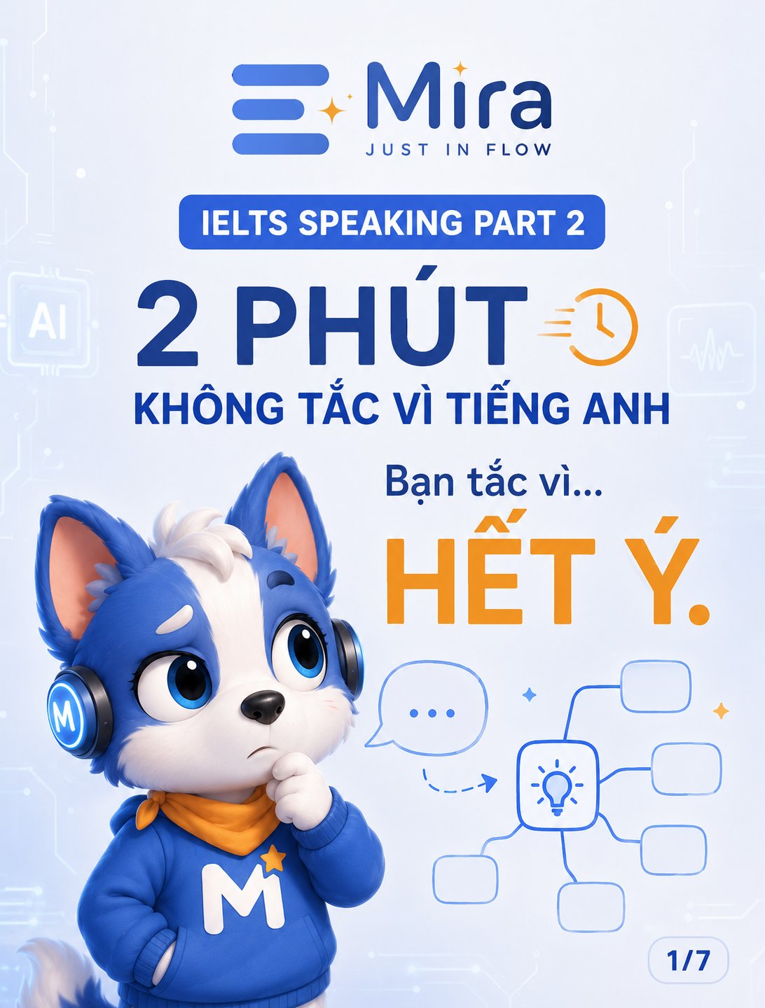Part 2 hai phút: người ta không tắc tiếng Anh, người ta tắc vì hết ý